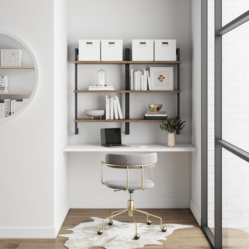 3-Shelf Ladder Bookshelf