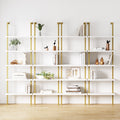 5-Shelf Ladder Wall Bookshelves