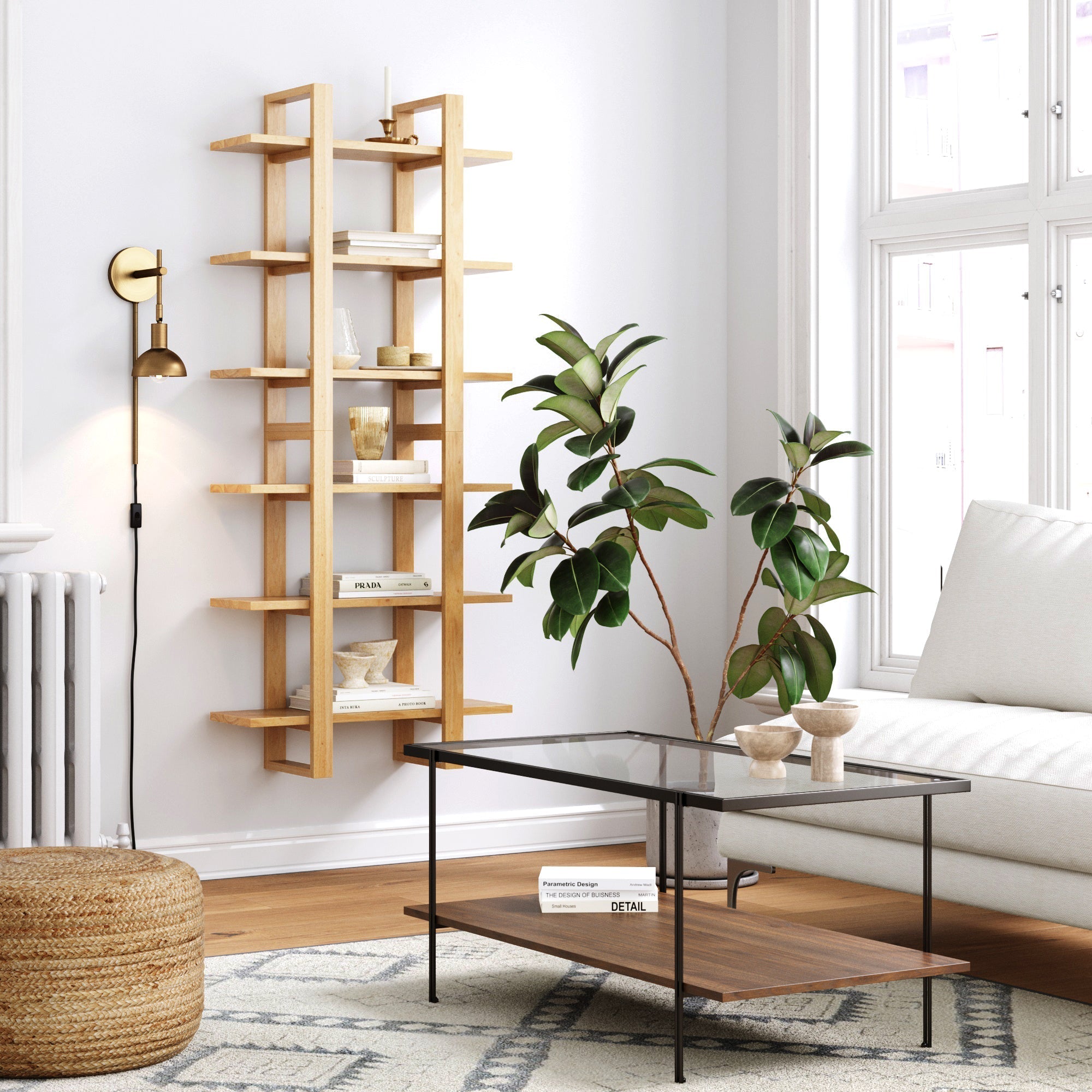 Solid Wood Wall Shelves