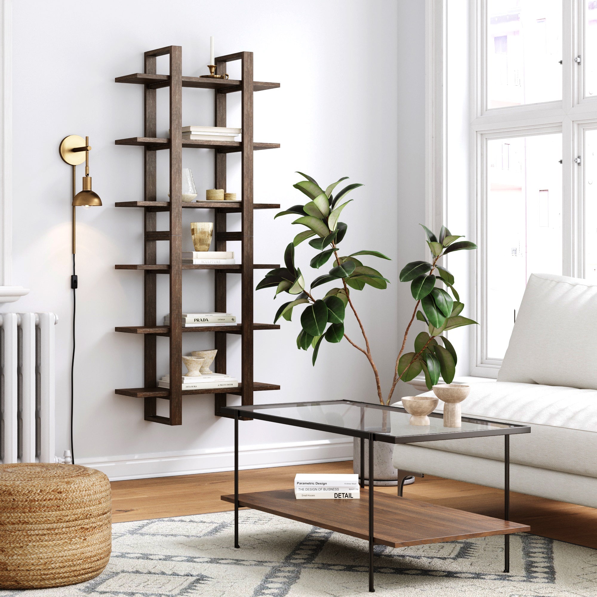 Solid Wood Wall Shelves