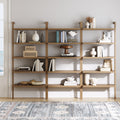 Wood Wall Bookshelves