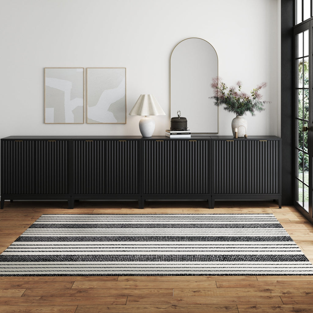 Mid-Century Fluted for TVs up to 100" Console