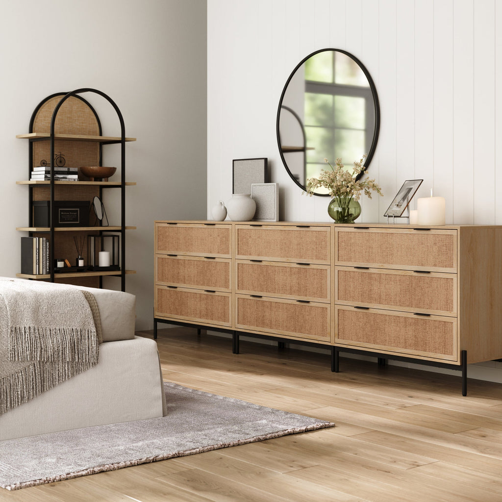 Rattan & Wood Dresser