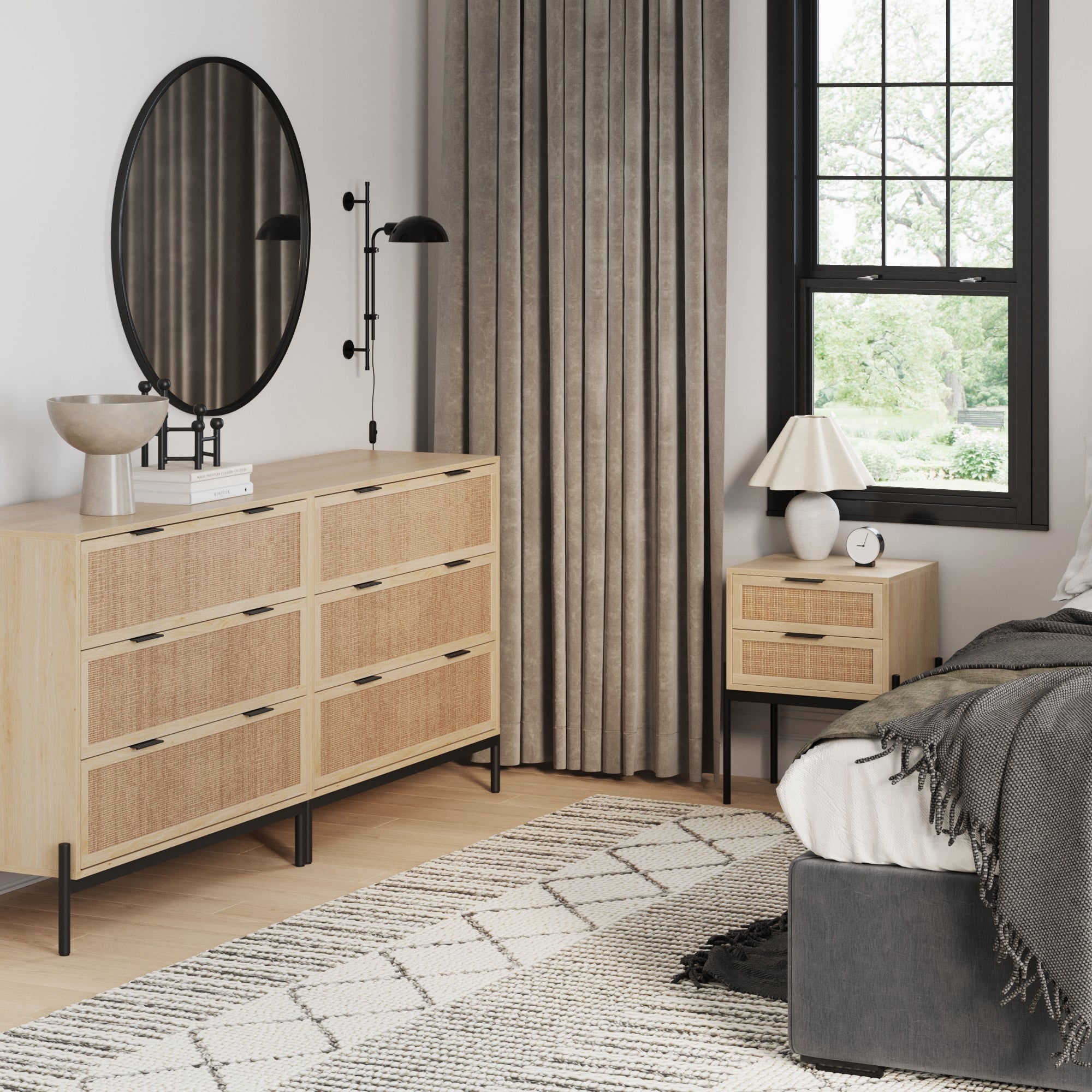 Rattan Bedroom Set
