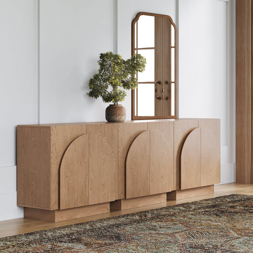 Arched Kitchen Cabinet Credenza