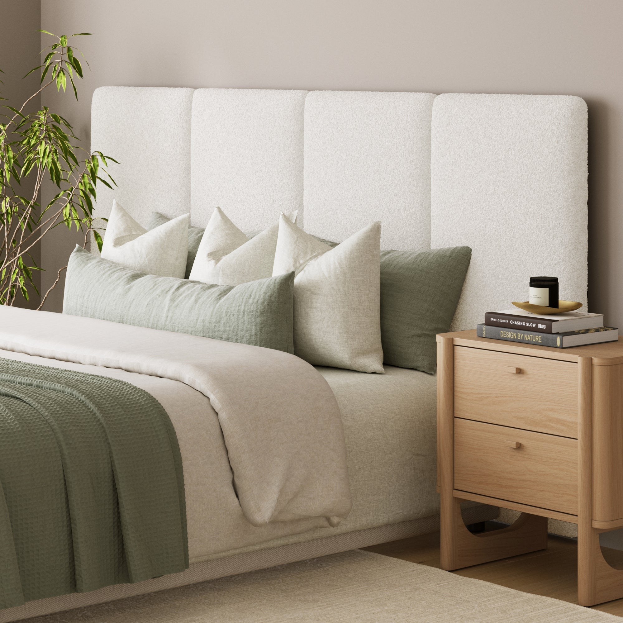 Wall Mounted Headboard 4 Panel
