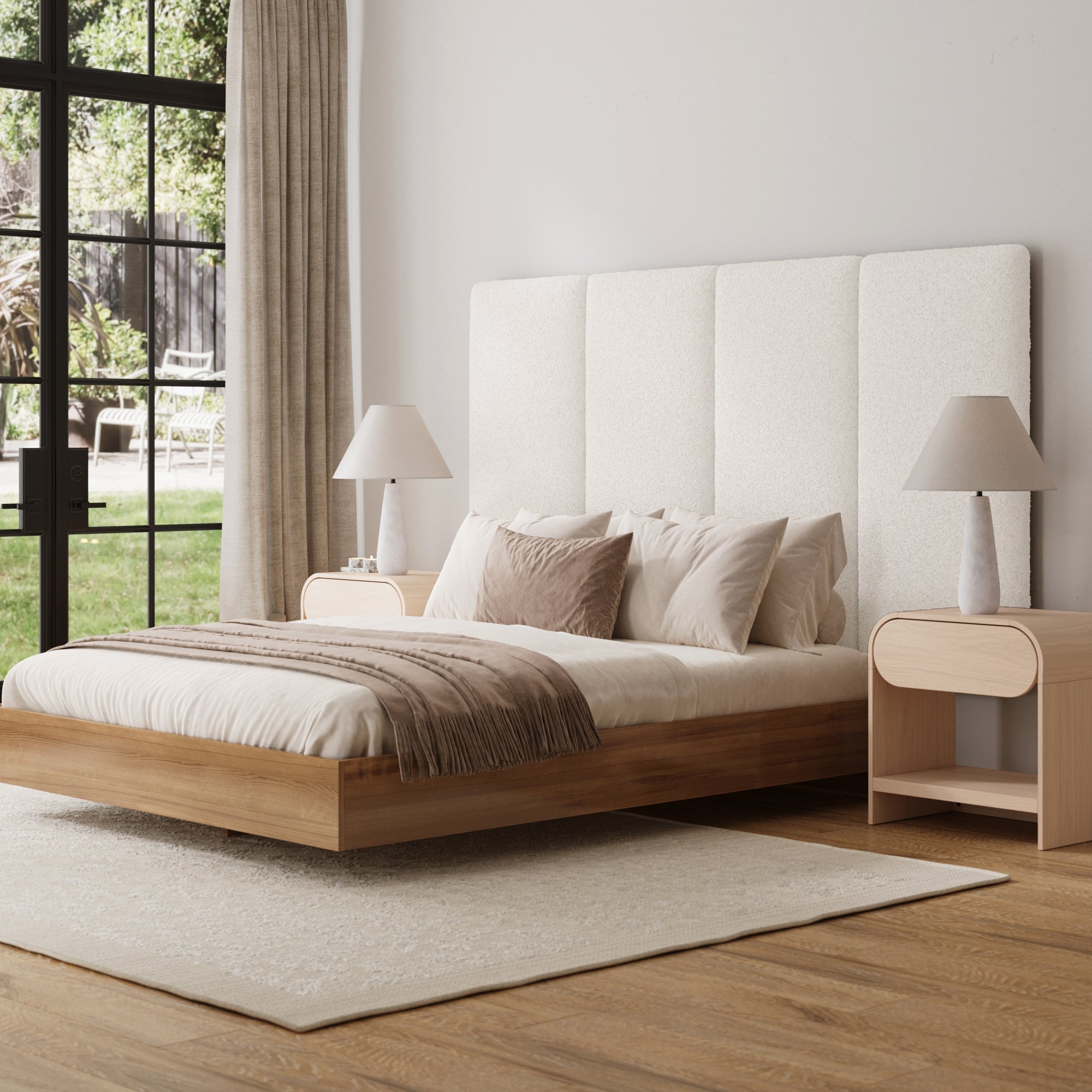 Wall Mounted Headboard 4 Panel
