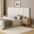 Wall Mounted Boucle Headboard with Padding