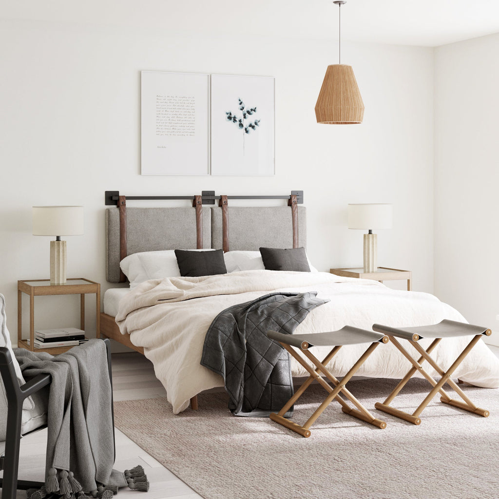 Upholstered Queen Wall Mount Headboard