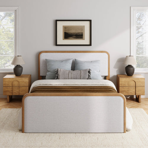 Bedroom Set with 2 Nightstand