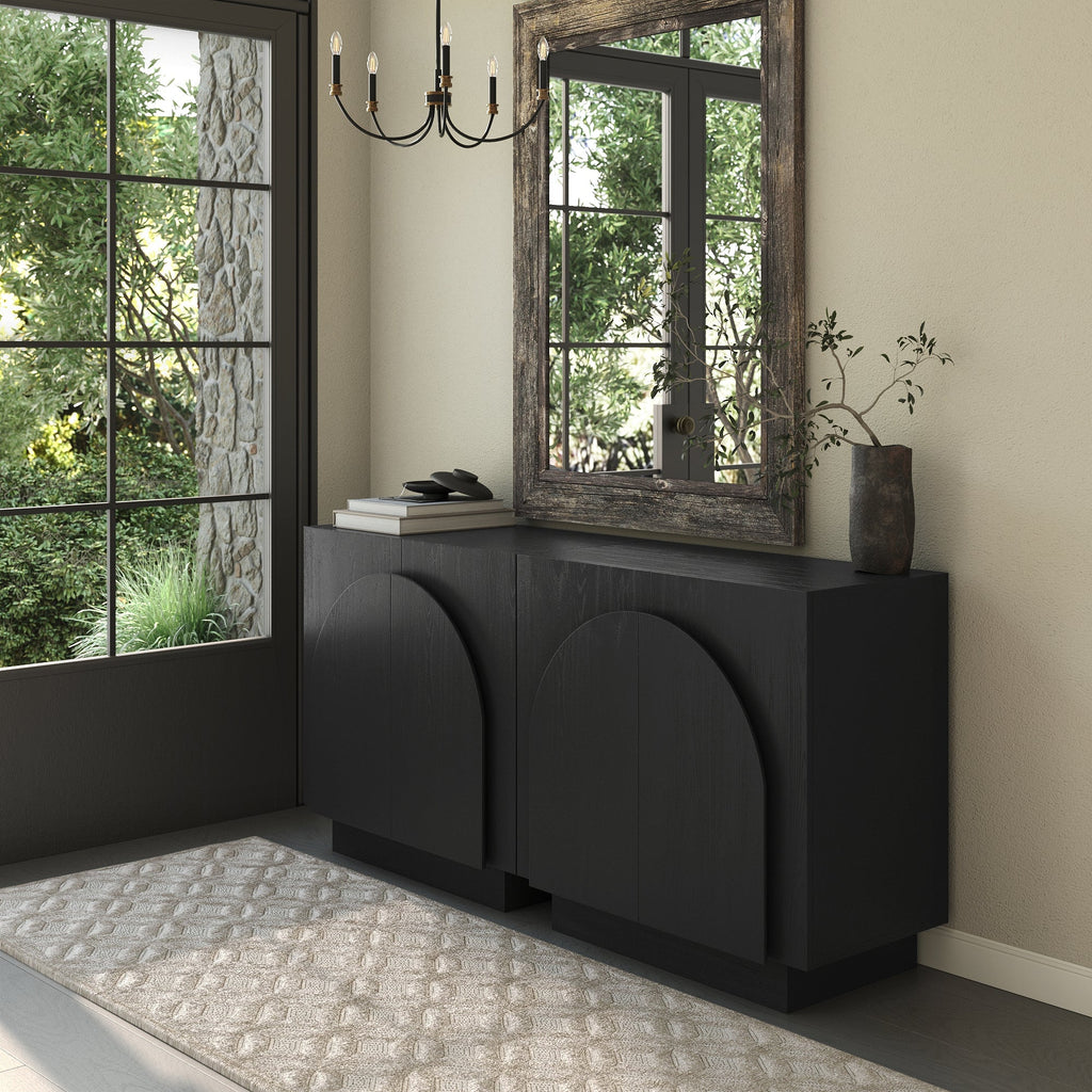 Arched Kitchen Cabinet Credenza
