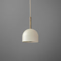 Pendant Light - Minimalist Modern Dome Light - Brass Accent Lamp - Model No. 1052