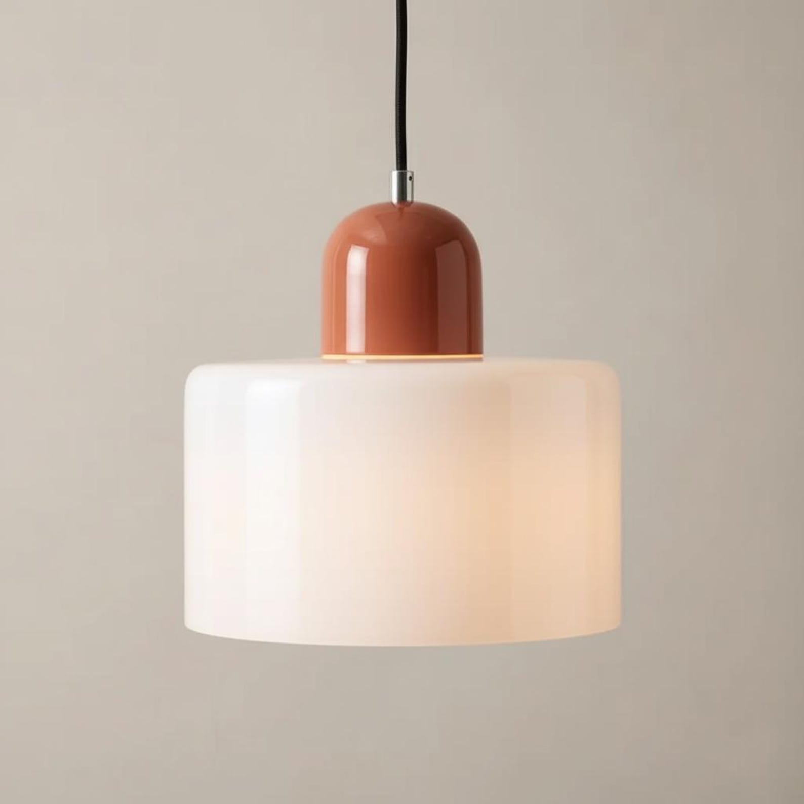 Nordic Stone and Glass Pendant Light
