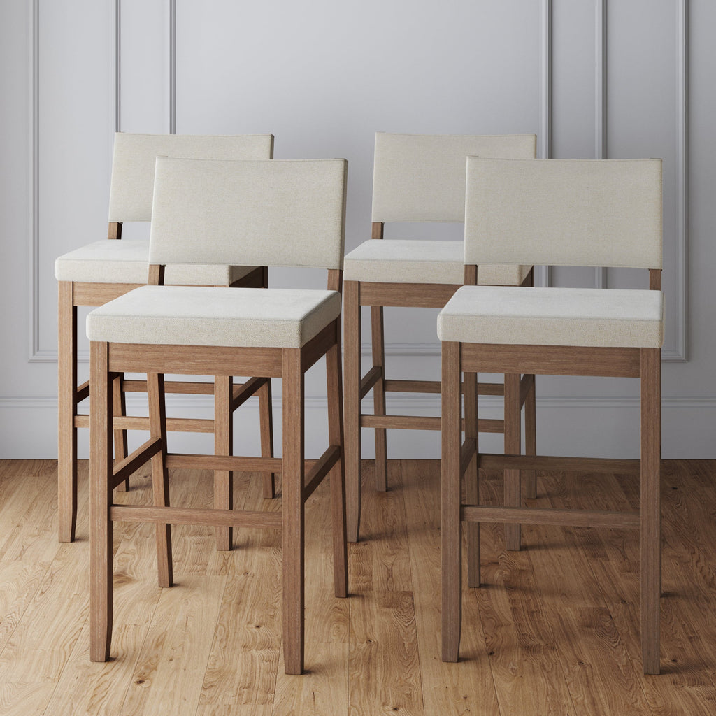 Wood Upholstered Bar Stool