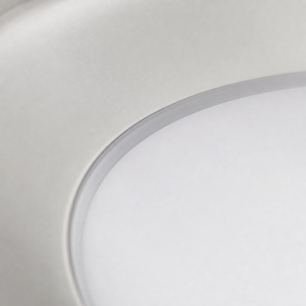7" Round LED Flush Mount Ceiling Light – Slim Disc Design, 3000K Warm White