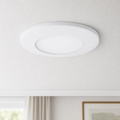 7" Round LED Flush Mount Ceiling Light – Slim Disc Design, 3000K Warm White